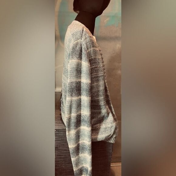 Paul & Shark Sweater - Greg Lauren Blue Sweater - Size Medium - Wool Cardigan - - Picture 2 of 9